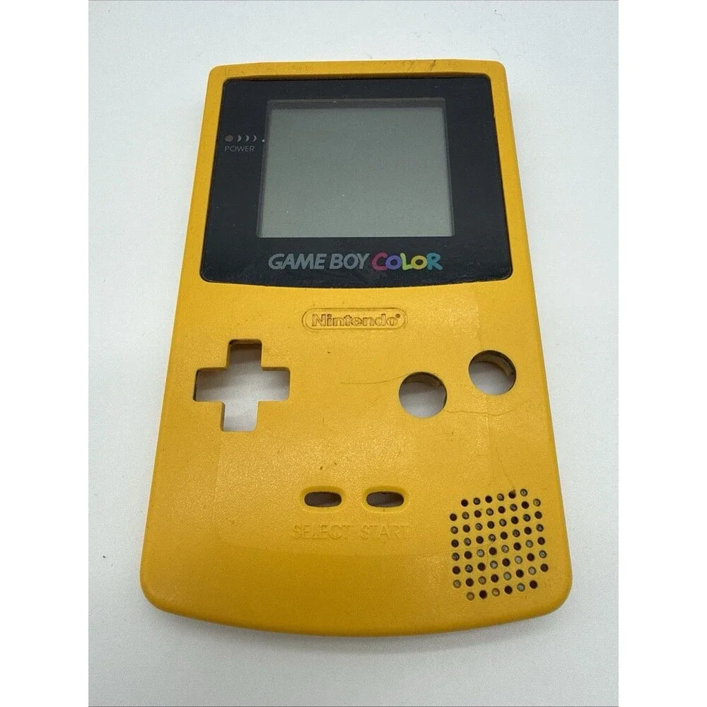 Nintendo Gameboy Color Yellow Shell Parts Only